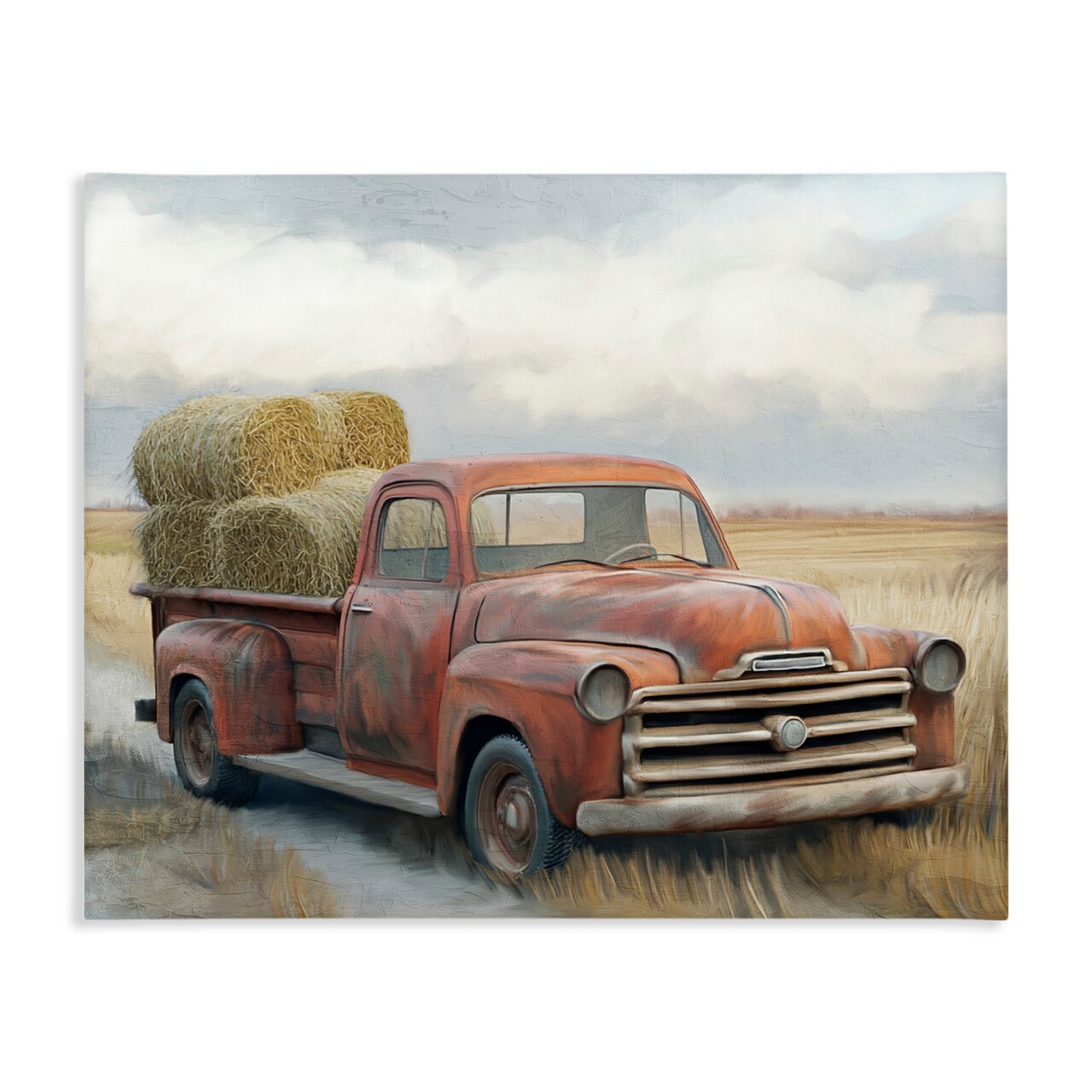 Stupell Industries Hay Time Farm Truck Load Canvas, design by Kim Allen